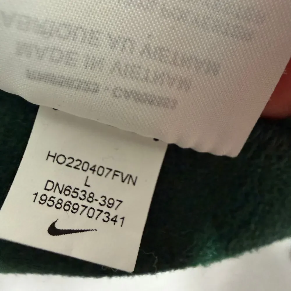 Nike On-Field Michigan State Spartans Hoodie Men's Large Green Sweatshirt MSU